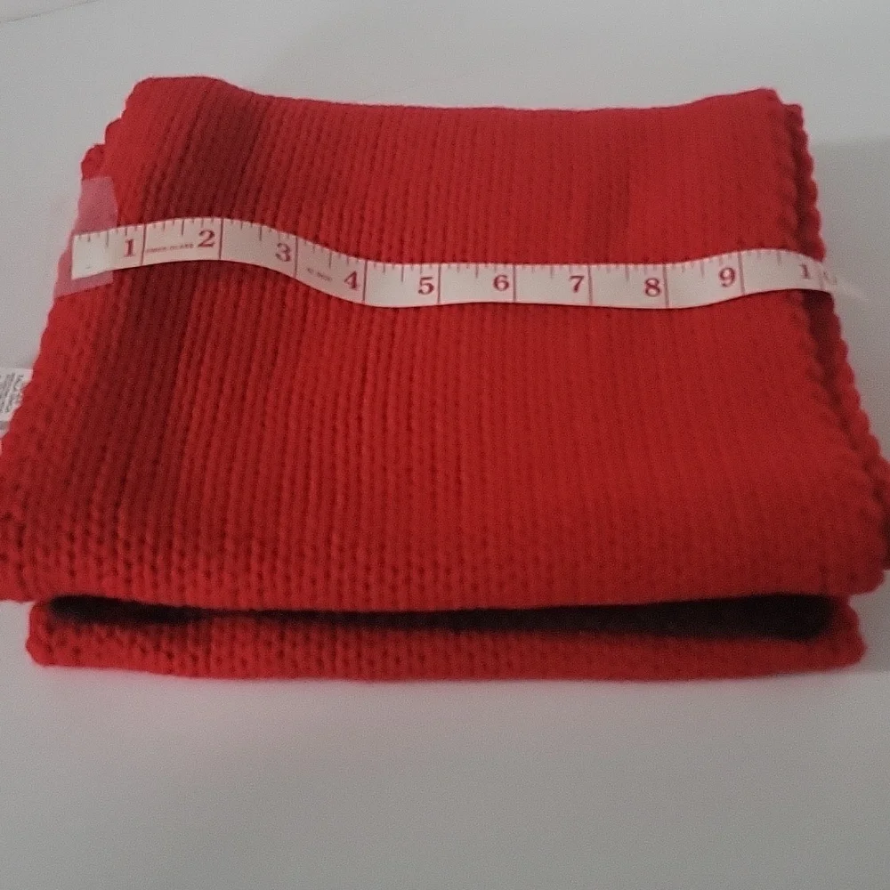 Old Navy Scarf Adult Unisex Red Black